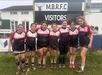 Combined Under 14 girls' rugby side show 'character' 