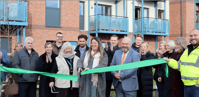 Unique new council homes officially open