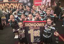 'Cinderella' success story for village hall South Coast Waves Cheerleaders