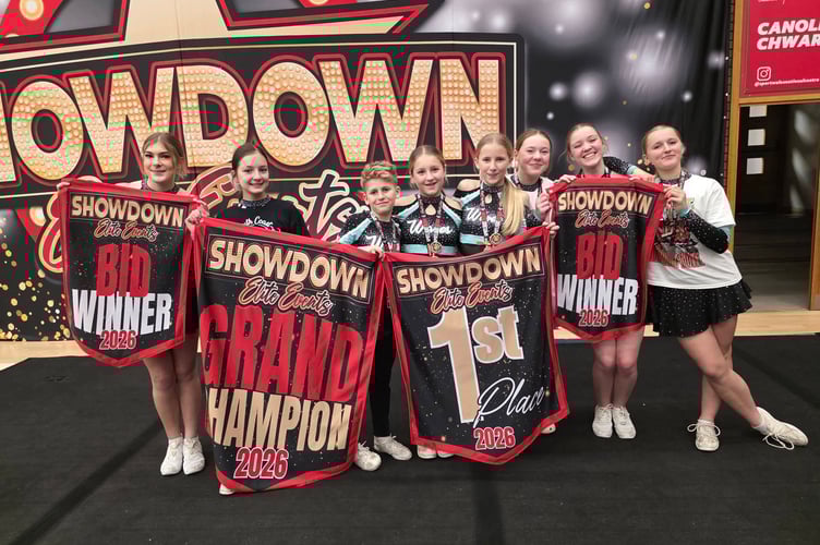 It is a 'Cinderella' story for South Coast Waves Cheerleaders who are going from practising in their village hall in Washford to bidding to be world champions.