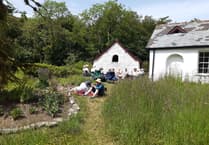Exmoor volunteers helping to finish garden project started two centuries ago