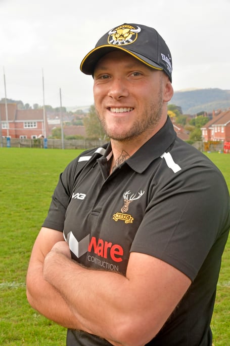 Isaiah Graham-Hooper - last game as coach of Minehead Barbarians