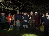 Hundreds attend village's traditional wassail