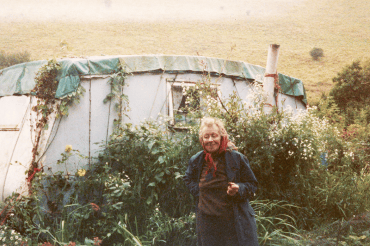 'Lady of the Moor' the late Hope Bourne, writer, artist, ecologist.