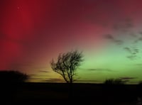 Aurora Borealis seen over Exmoor