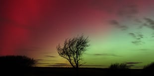 Aurora Borealis seen over Exmoor