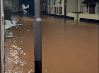 Mopping up after Storm Chandra