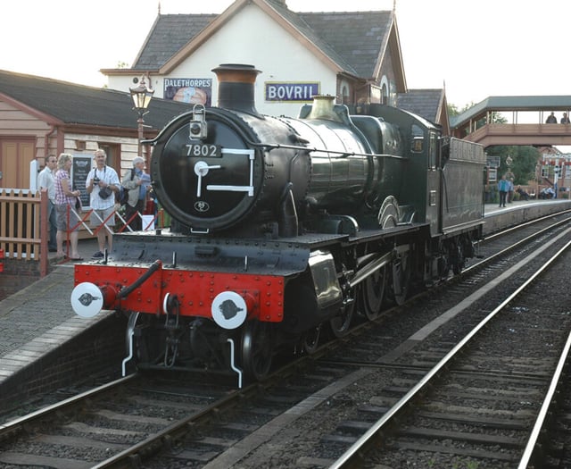 Steam locomotive returning for gala
