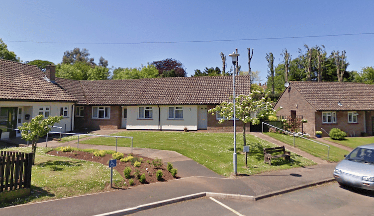 Magna Housing's sheltered homes development in Deane Close, Stogumber.