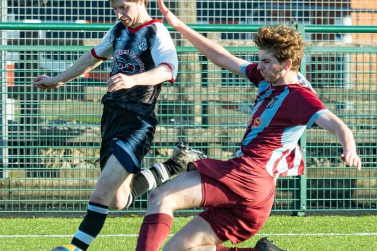 Action from Alcombe's game away to Middlezoy
