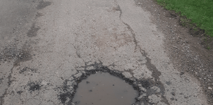 Council running out of pothole repairs cash