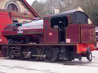 First steam train returns for golden anniversary