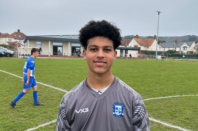 Khalib Scheepers - Man of the Match on his debut for Minehead