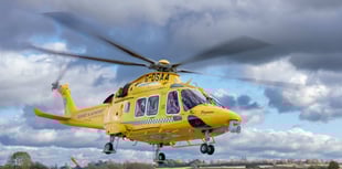 Air ambulance awaiting second helicopter