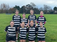 Minehead Barbarians Under 14 girls in fine form in rugby match 