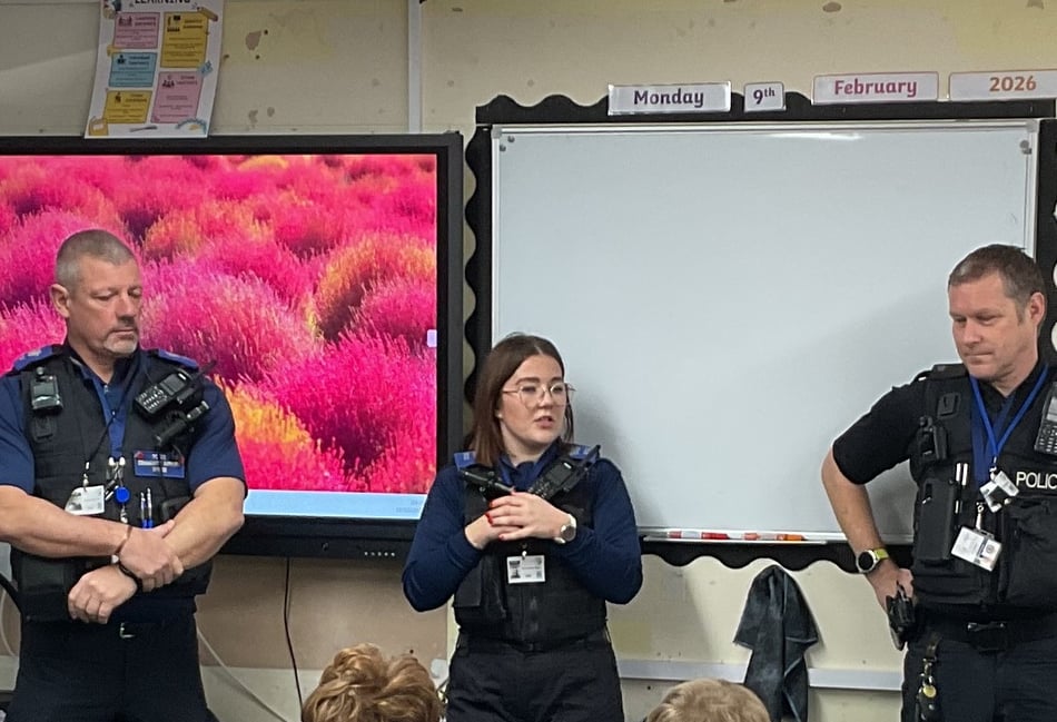 Middle school pupils think about future careers