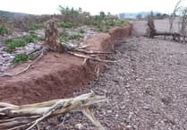 Blue Anchor resident documenting dramatic erosion of Steam Coast Trail