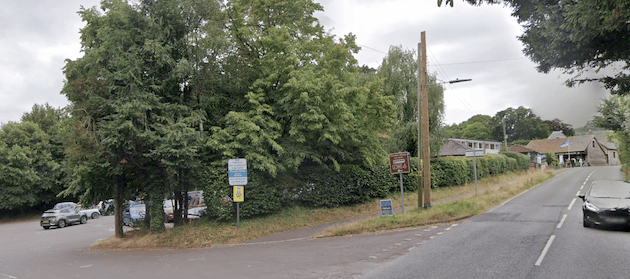 Dunster Steep car park.