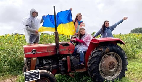 'Thank you West Somerset' from Ukraine refugees