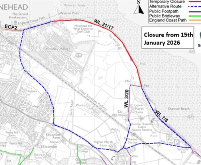 Coast path walkers putting themselves at risk