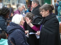 New bishop leads pop-up service