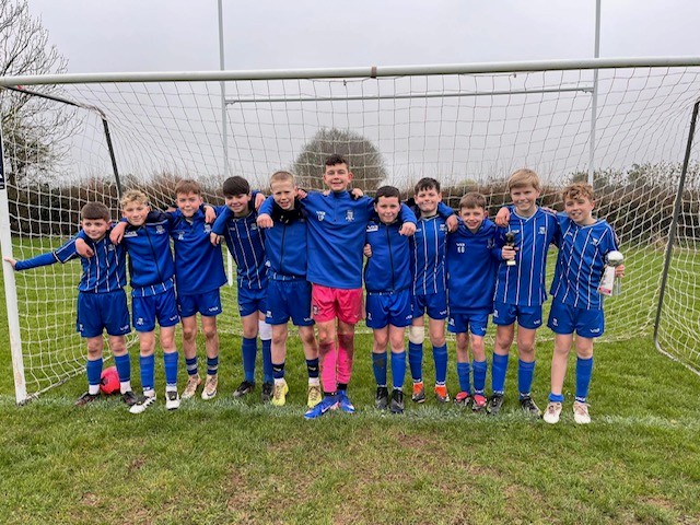 Minehead Blues' successful Under 12 squad
