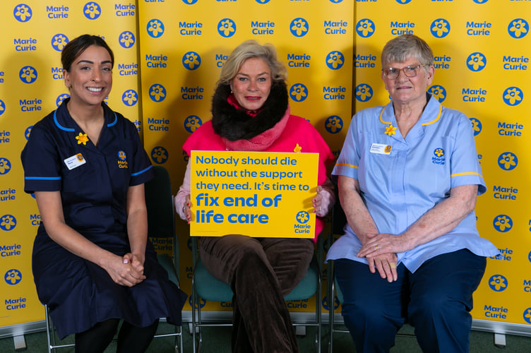MP Rachel Gilmour is backing the Marie Curie charity's 'Great Daffodil Appeal'.