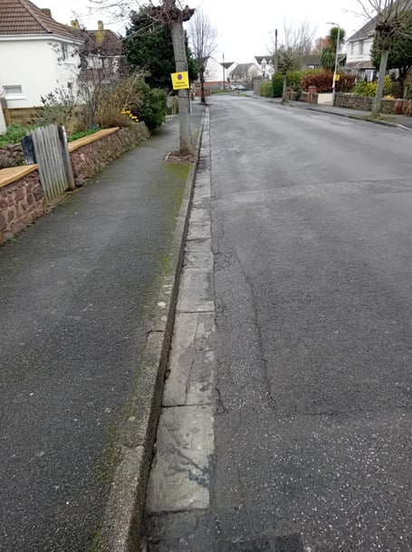 A deep clean has been carried out with the help of residents iN Fownes Road, Alcombe, Minehead.