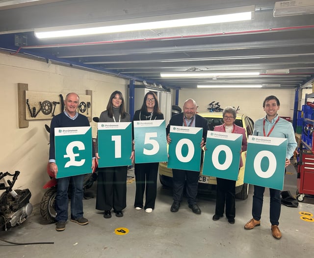 Somerset youth charity receive £15,000 grant