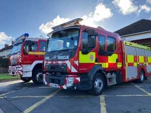 Firefighters tackle Friday the 13th blaze