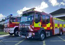 Minehead and Nether Stowey fire crews deal with village chimney blaze