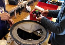 Porlock Repair Café volunteers help bring Dalek back to life