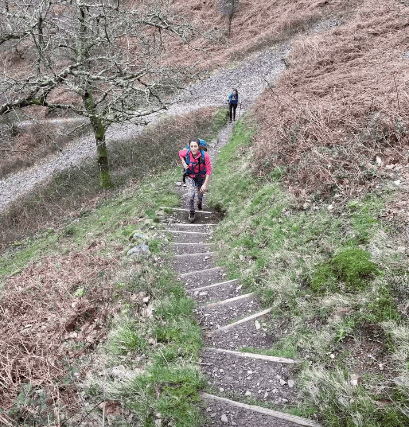 Mums walking national park boundary for schools