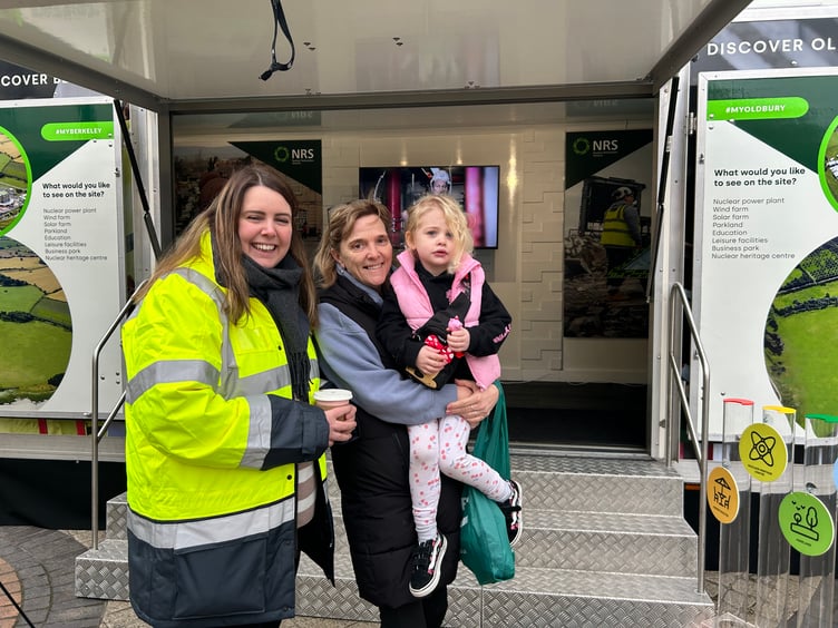 A previous nuclear power station decommissioning roadshow to gather people's views on what sites should be used for.