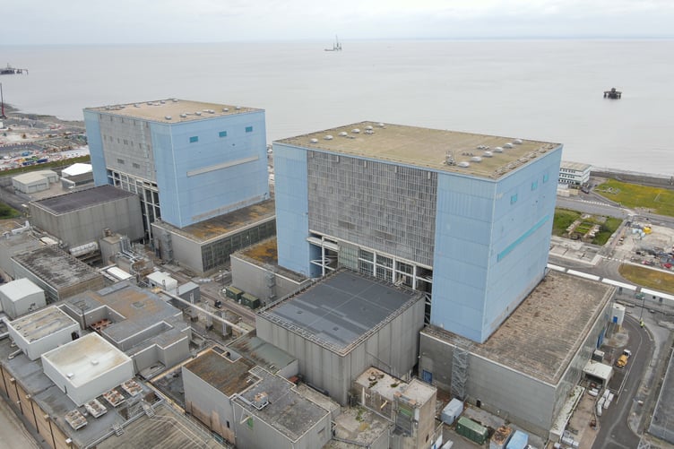 Hinkley Point A nuclear power station, which is now undergoing decommissioning.