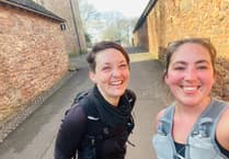 Minehead Aurora Foxes staff & students charity run & walk for World Down Syndrome Day