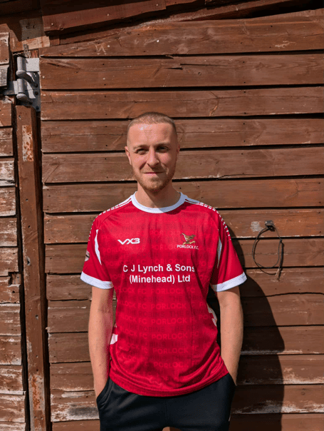 Ryan Cape who scored Porlock Reserves third goal