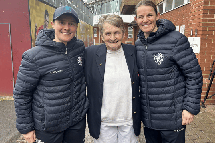 Sophie Luff, Enid Bakewell and Erin Osborne