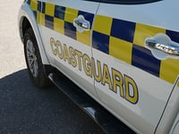 Dog dies and owner rescued in coastal drama