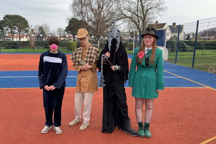 Minehead Middle School pupils embraced this year's World Book Day with a creative variety of outfits.