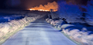 Arsonist may have set triple-heathland blazes