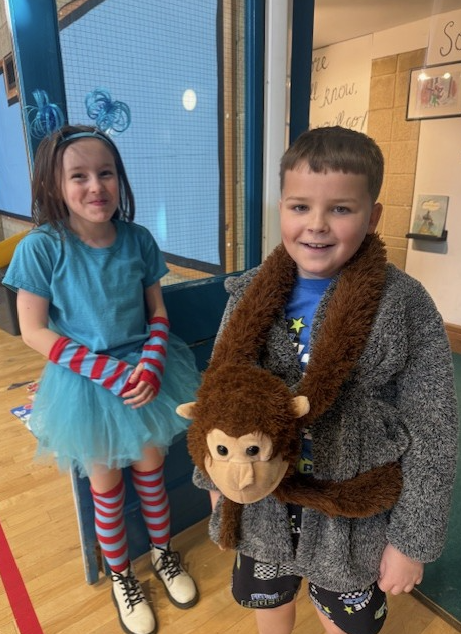 Uniforms were swapped for 'silly' outfits by pupils of Knights Templar Community Church School, Watchet, for Friday's Red Nose Day.