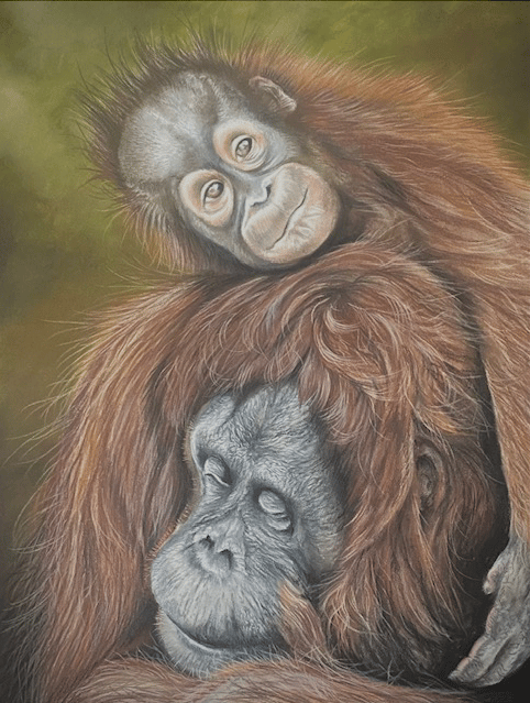 An example of the work of Watchet artist Donna Terry.