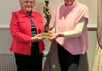 Vanessa presented with 'Most Improved Player' trophy