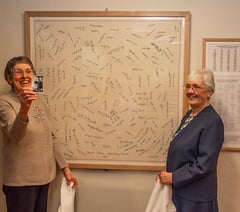 Historic moment as returning village cloth unveiled