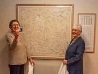Historic moment as returning village cloth unveiled