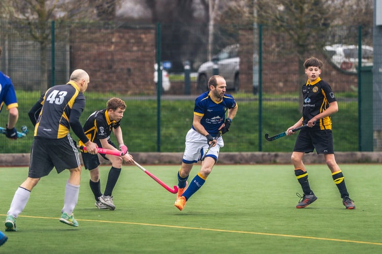 Morris Burrough in recent action for Minehead