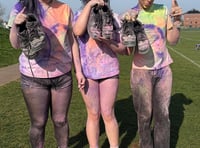 Dash of colour for college charity fund-raiser