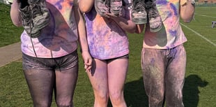 Dash of colour for college charity fund-raiser