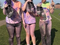 Dash of colour for college charity fund-raiser